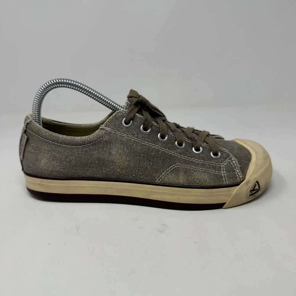 KEEN Vulcanized Footwear Gray Canvas Tweed Sneakers Women's Size 8.5